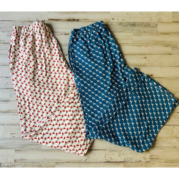 Lila and Hayes Womens pj Pajama pants reindder and stockings sz Small - Picture 1 of 3